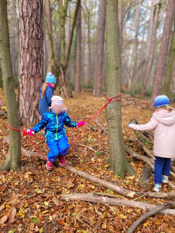 Kinder schaukeln