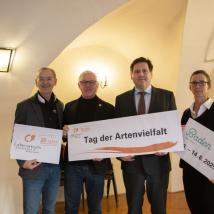 Staffelübergabe Tag der Artenvielfalt 2025 Baden